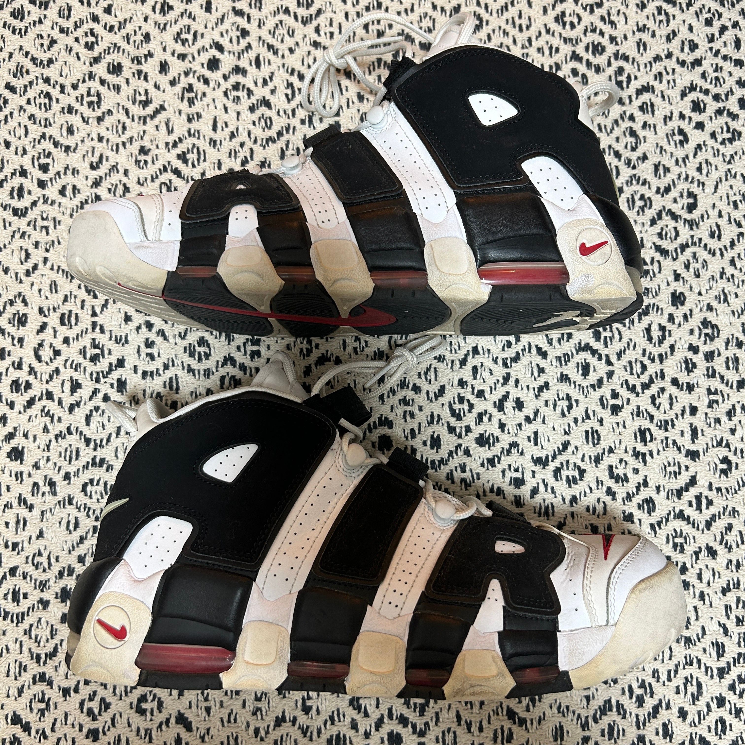 Nike Air More up Tempo "White/Black/University Red"(~2018)