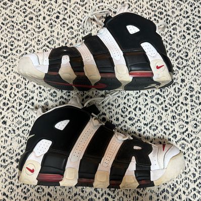 Nike Air More up Tempo "White/Black/University Red"(~2018)