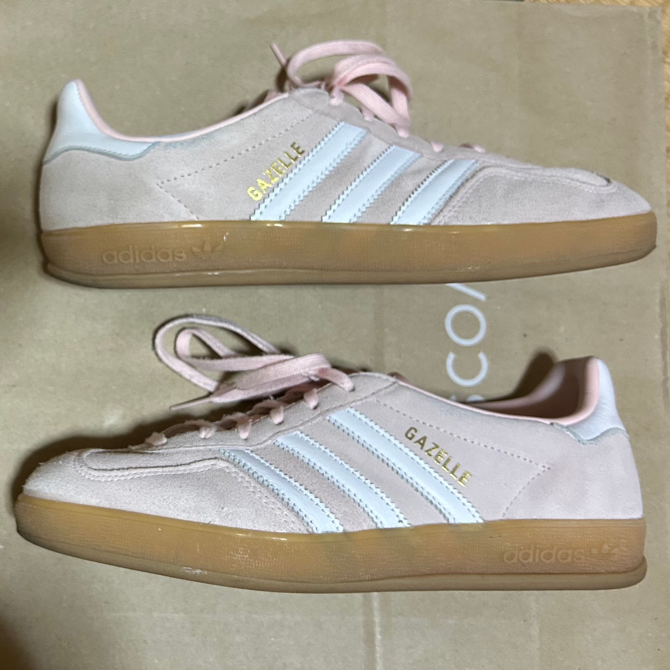 adidas Women's Gazelle Indoor "Sandy Pink/Footwear White/Gum"