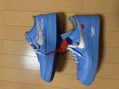 Off-White × Nike Air Force 1 Low "MCA University Blue"