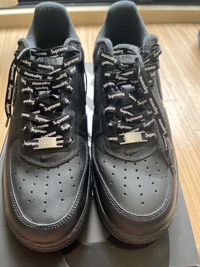 Supreme × Nike Air Force 1 Low "Black"