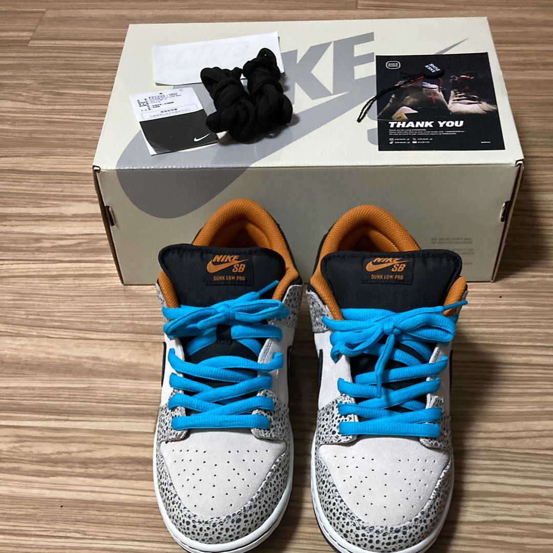 Nike SB Dunk Low Pro Electric Safari "Phantom and Black"