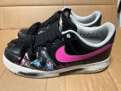 PEACEMINUSONE × Nike Air Force 1 Low '07 Para-Noise 3.0 "Black and Multi-Color" / G-DRAGON