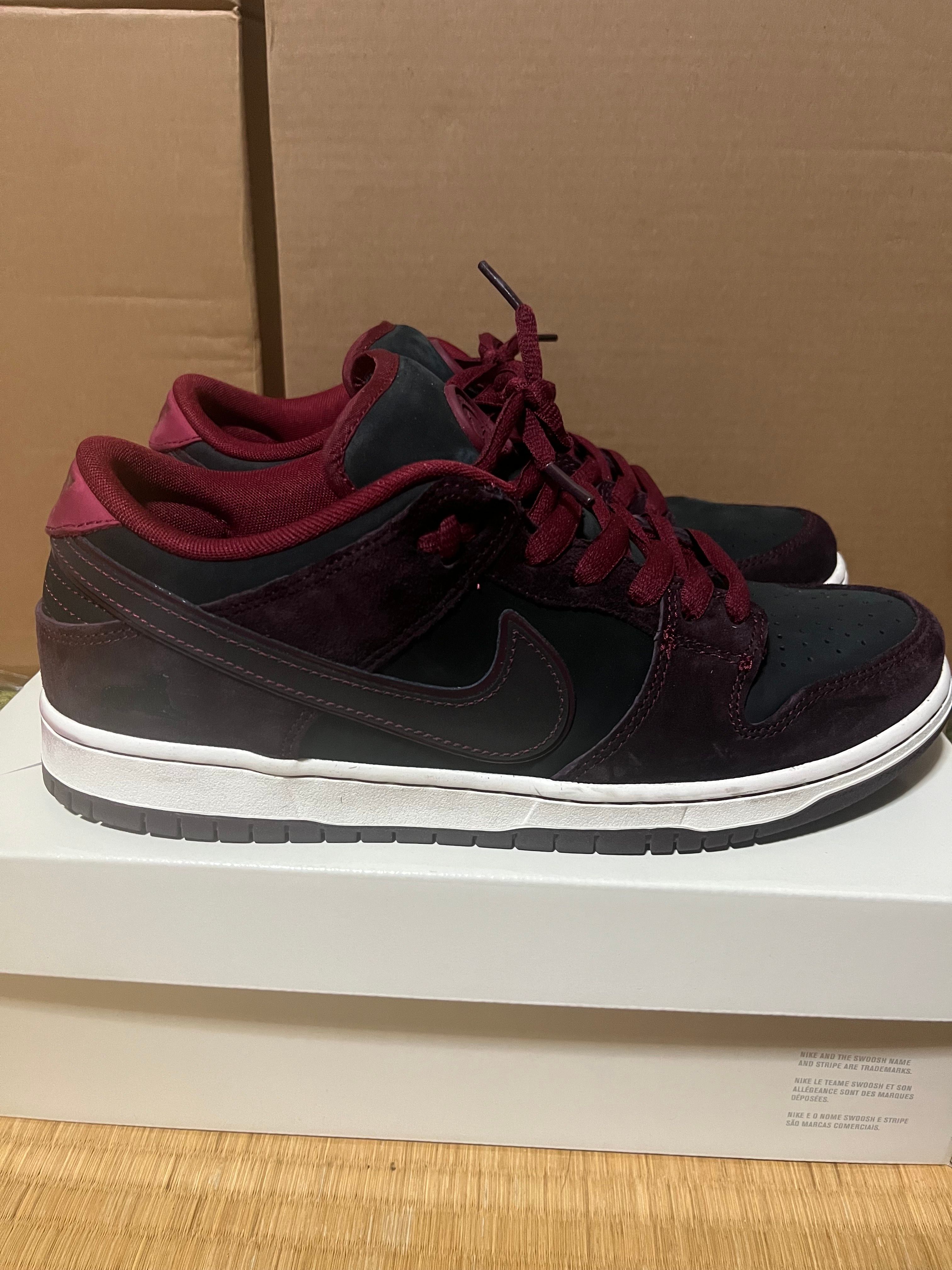 Riot Skateshop × Nike SB Dunk Low Pro QS "Mahogany and Team Red"