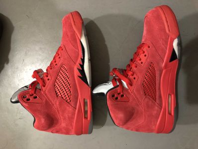 Nike Air Jordan 5 Ratro "Red Suede"
