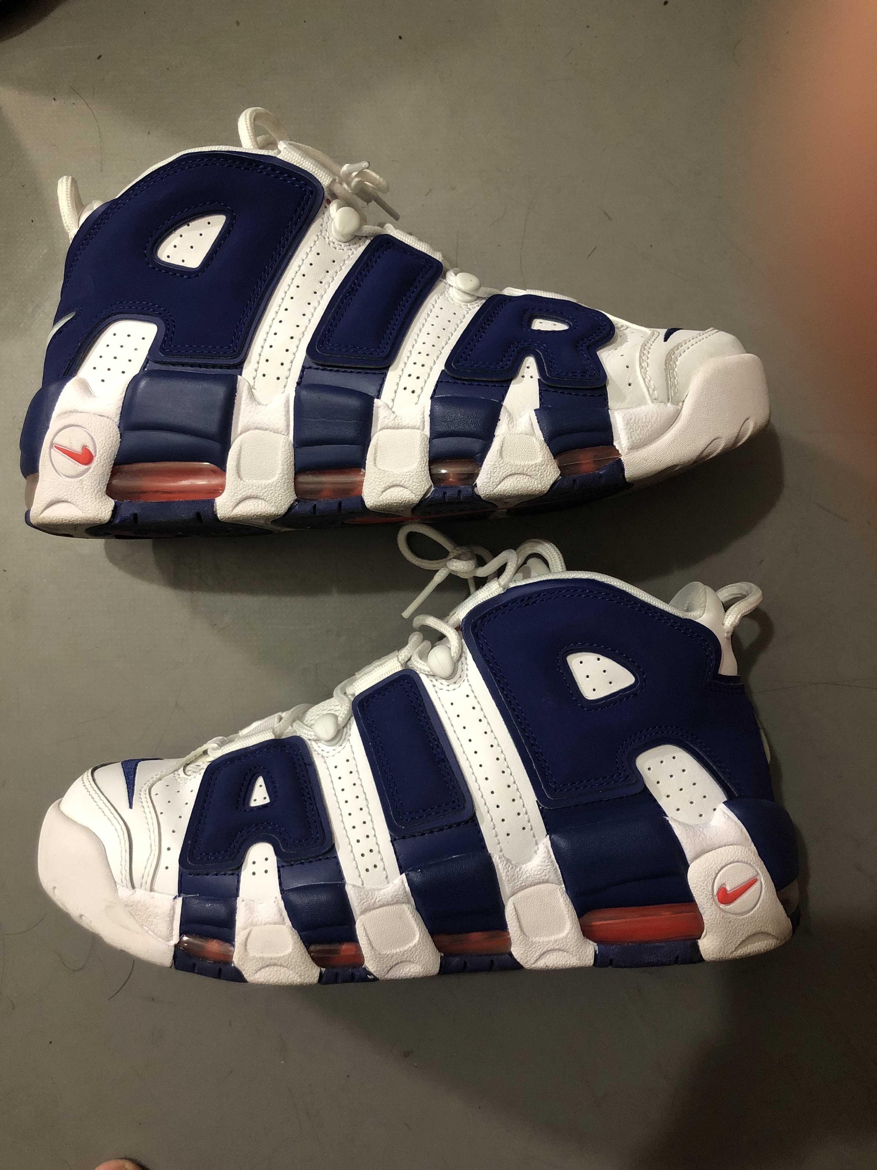 NIKE AIR MORE UPTEMPO 96 "WHITE/DEEP ROYAL BLUE"