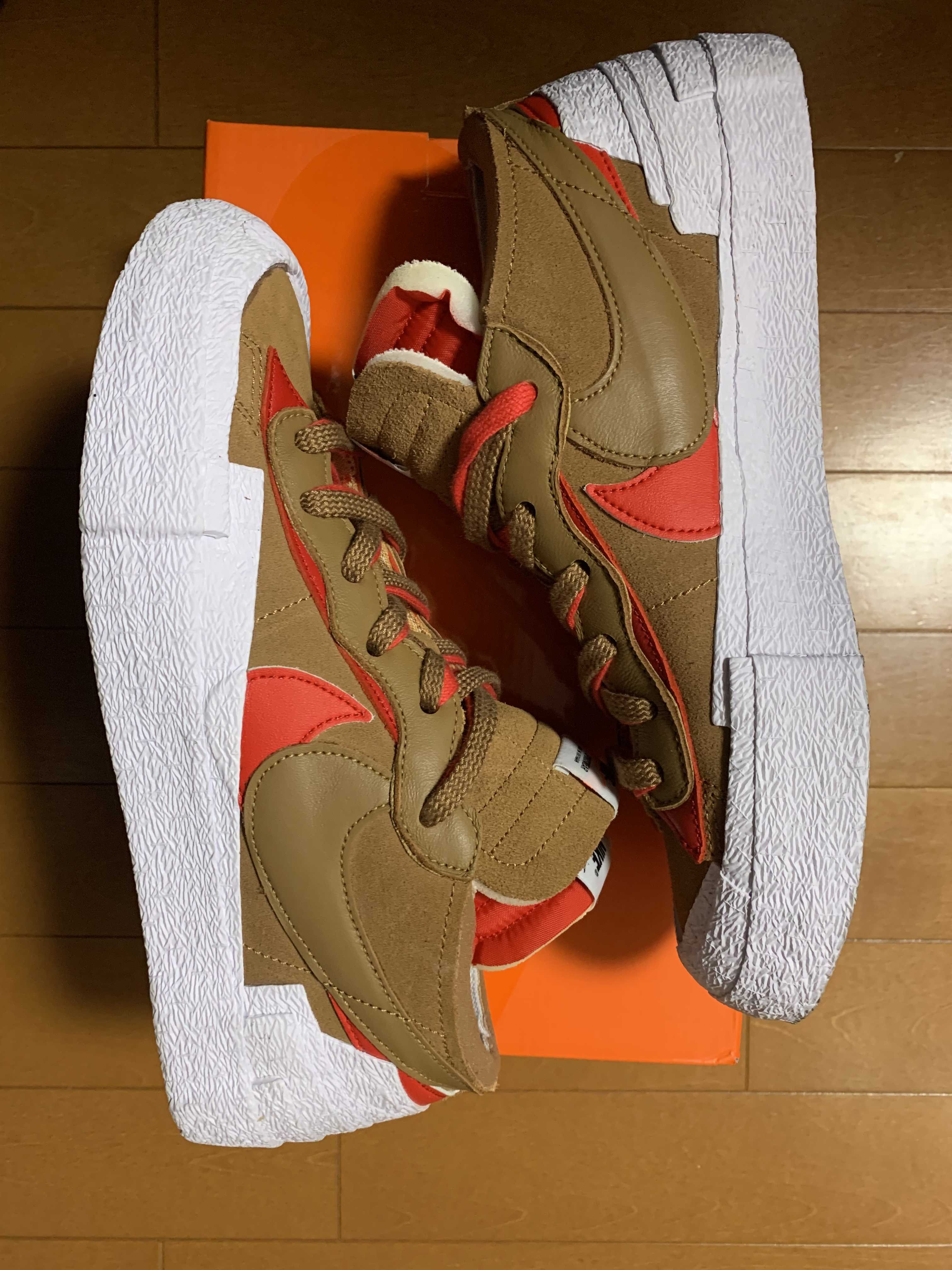 SACAI × NIKE BLAZER LOW "BRITISH TAN"