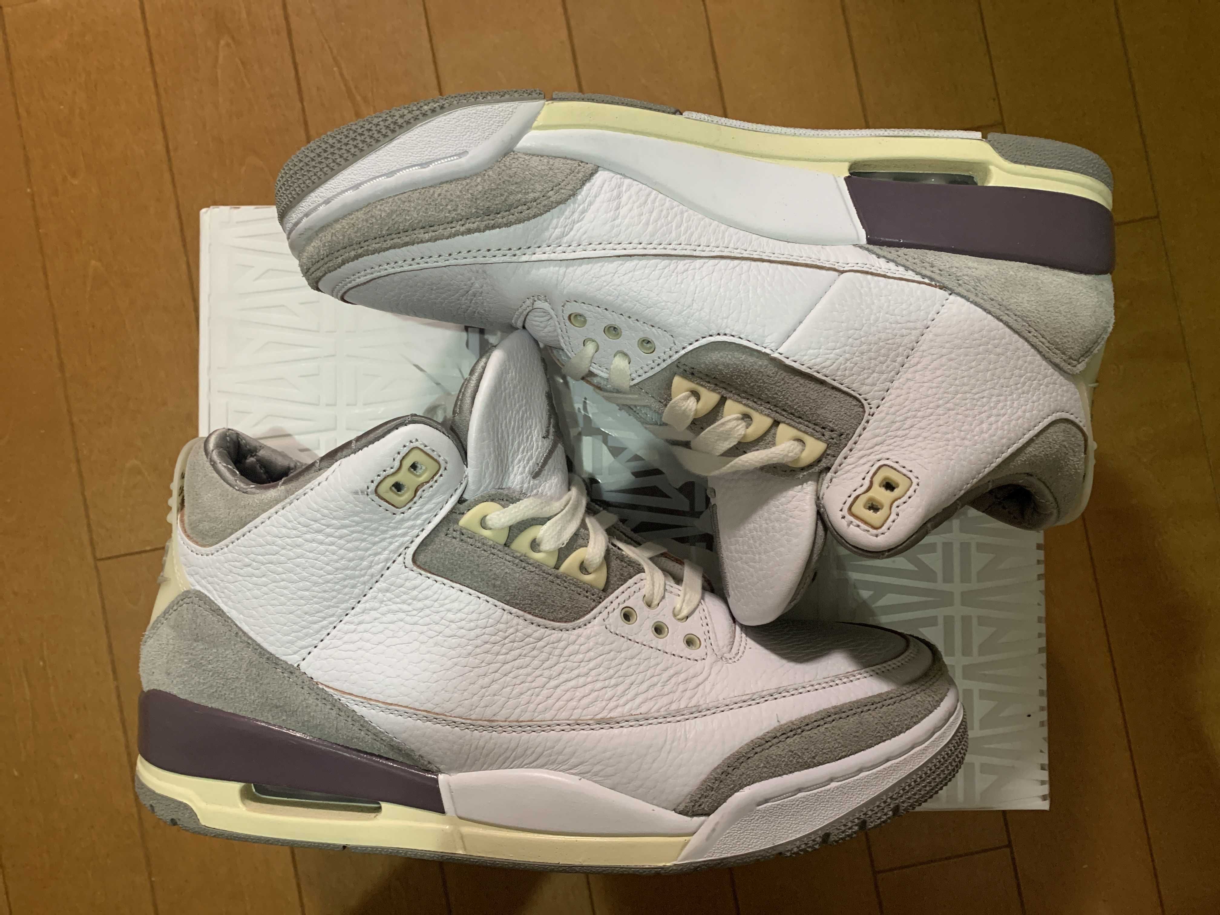 A Ma Maniere × Nike Women's Air Jordan 3 Retro SP "White/Medium Grey Violet Ore"