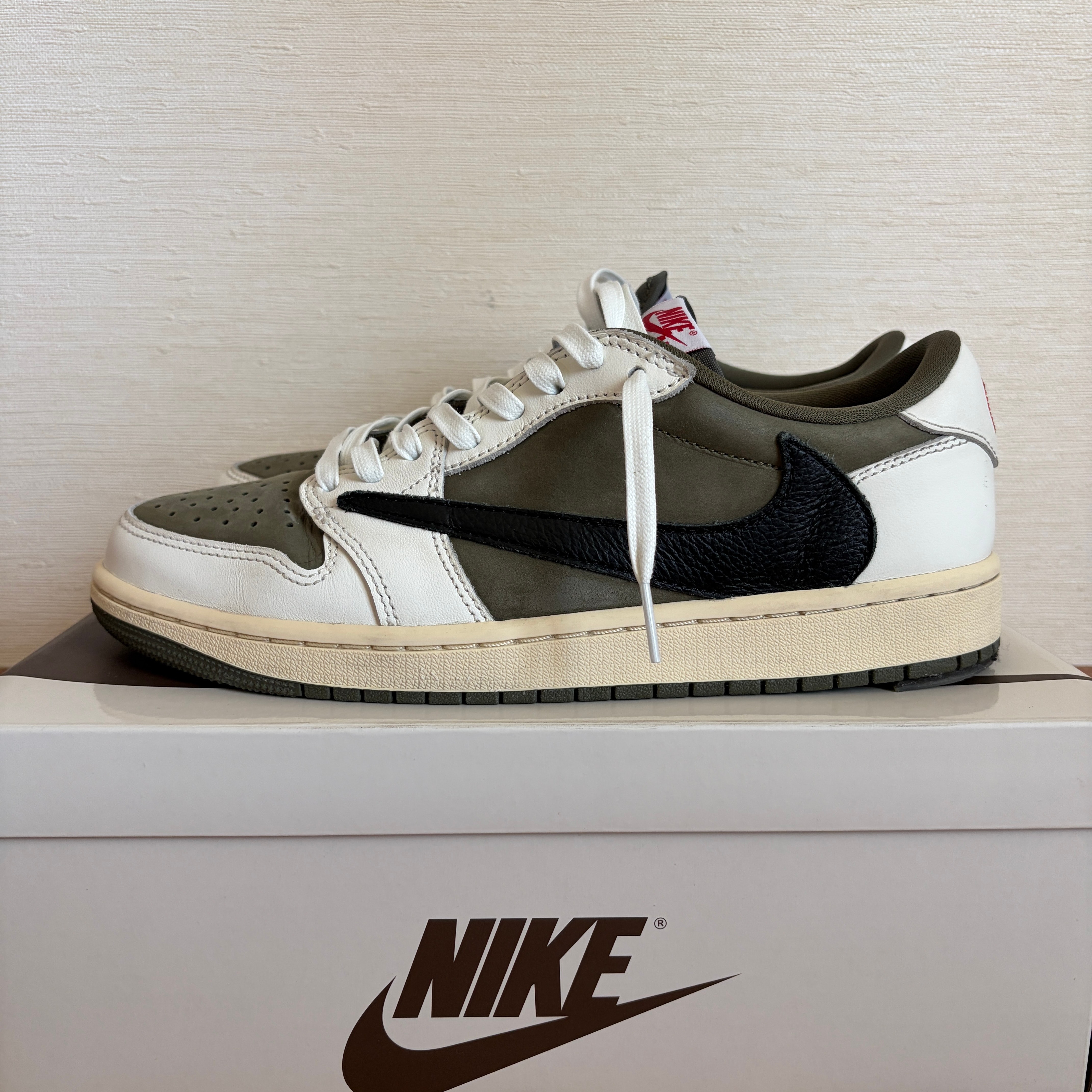 Travis Scott × Nike Air Jordan 1 Low OG SP "Reverse Olive"