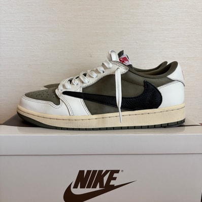 Travis Scott × Nike Air Jordan 1 Low OG SP "Reverse Olive"