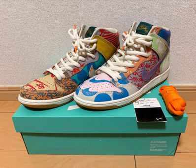 THOMAS CAMPBELL × Nike SB Dunk High "Ice Jade/Circuit Orange-Sail"