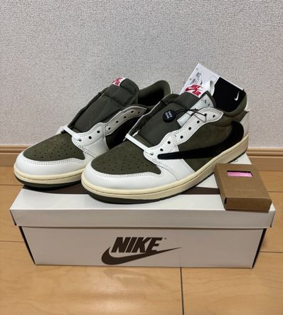 Travis Scott × Nike Air Jordan 1 Low OG SP "Reverse Olive"