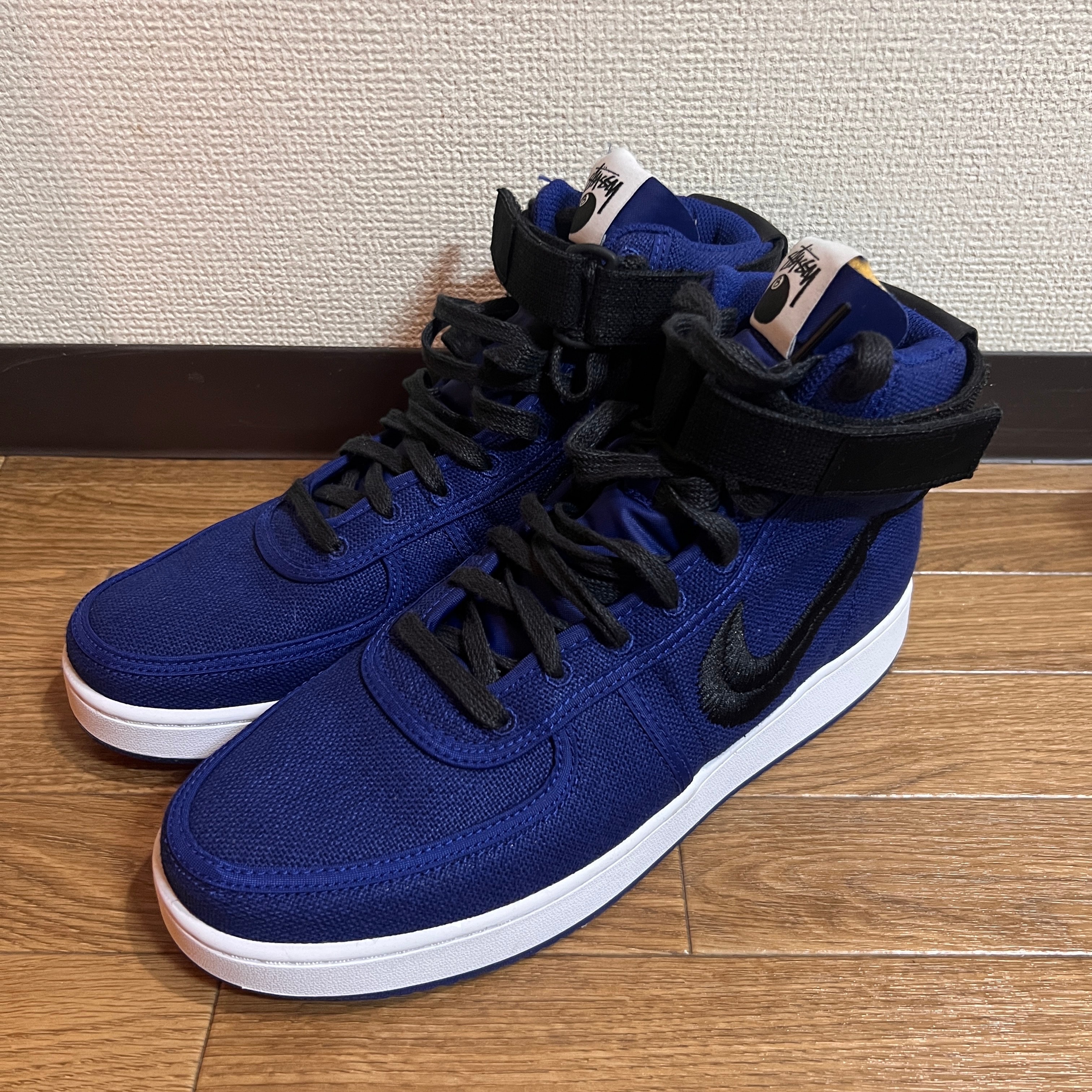 Stussy × Nike Vandal High "Deep Royal Blue"