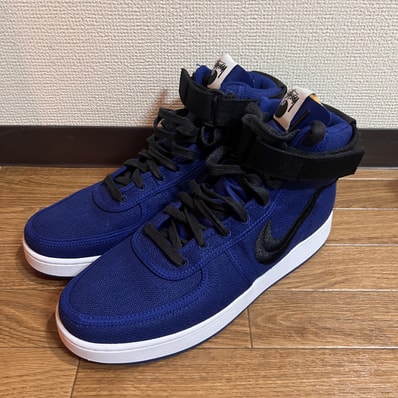 Stussy × Nike Vandal High "Deep Royal Blue"