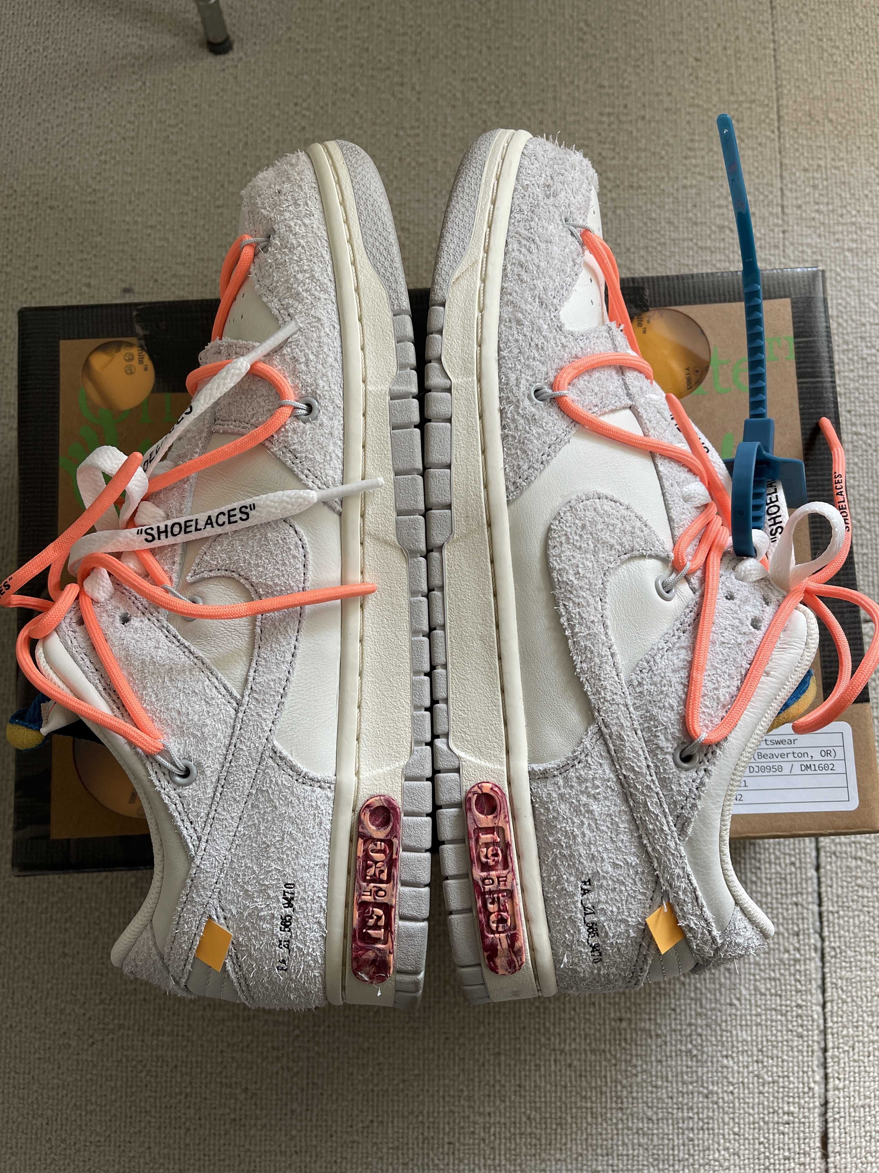 Off-White × Nike Dunk Low 1 of 50 "Lot.19"
