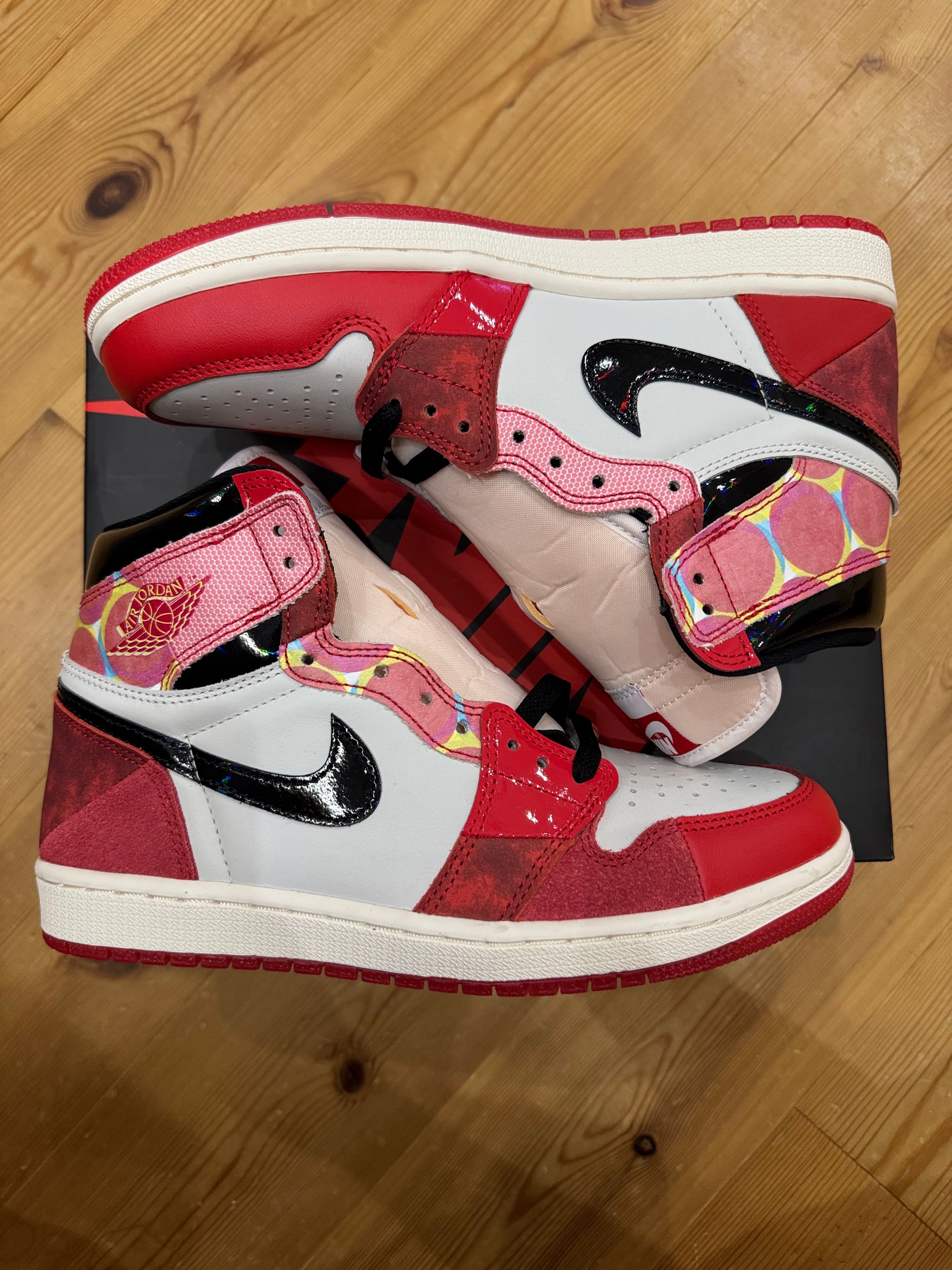 Spider-Man × Nike Air Jordan 1 Retro High OG SP "Spider-Man: Across the Spider-Verse/University Red"
