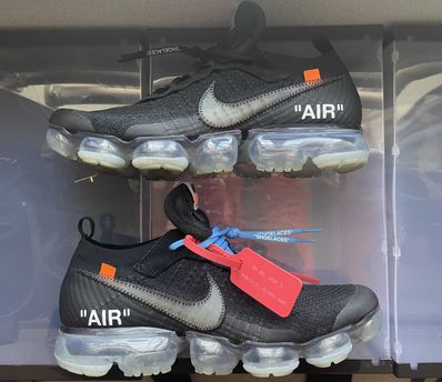 Off-White × Nike Air Vapormax "Black/Total Orange/Clear"