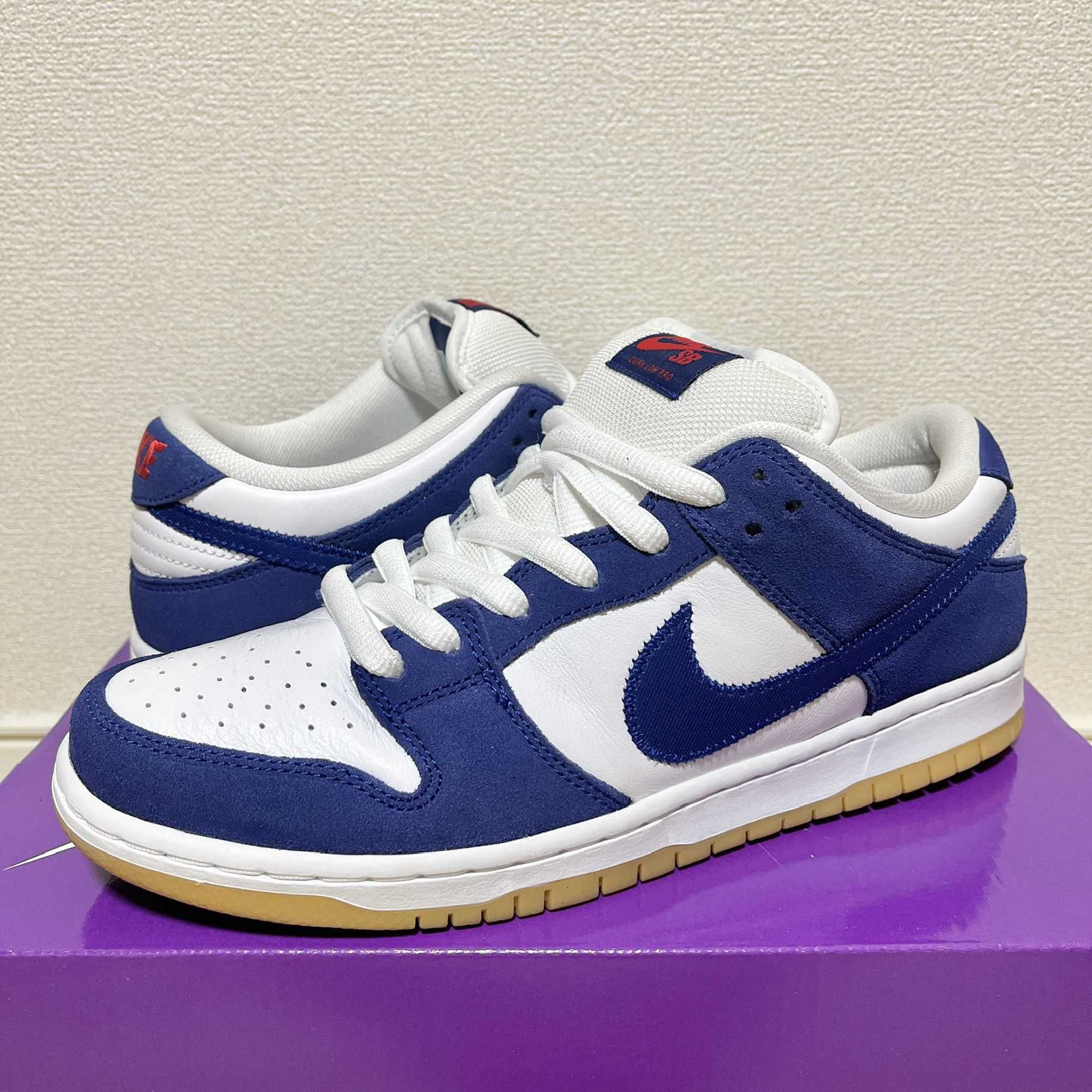 Nike SB Dunk Low "Los Angeles Dodgers/Deep Royal Blue"