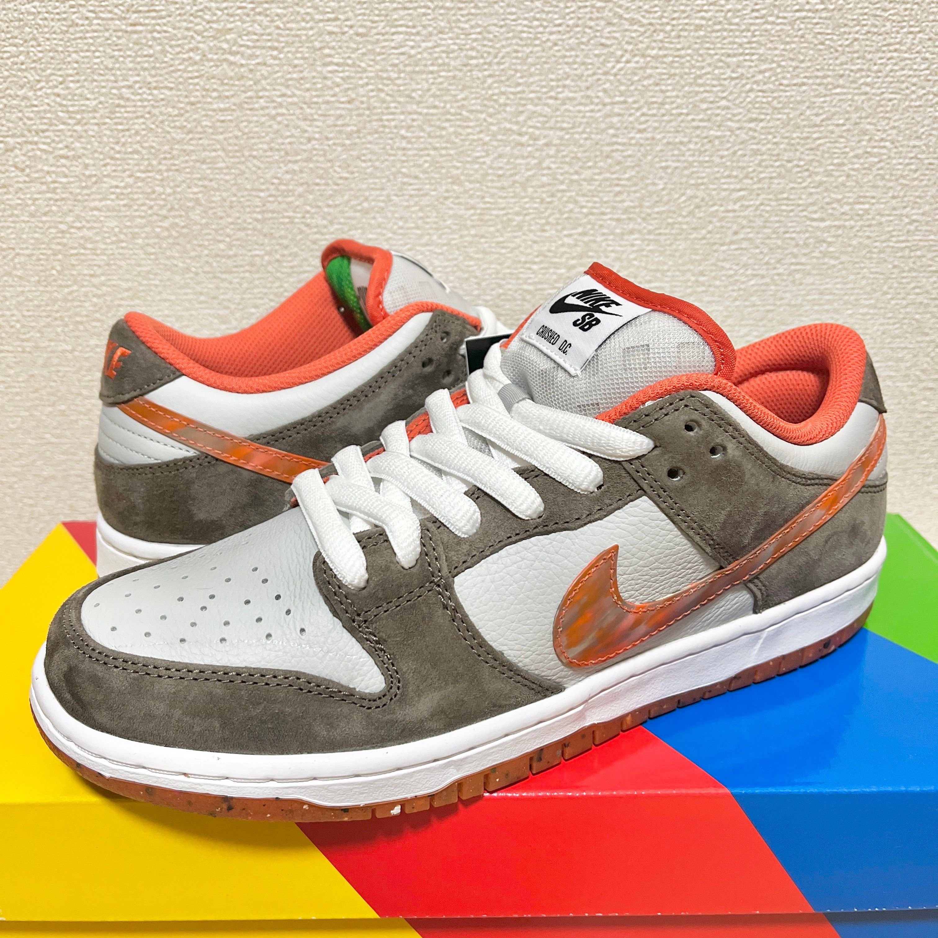 Crushed Skate Shop × Nike SB Dunk Low QS "Olive Grey/Mantra Orange"
