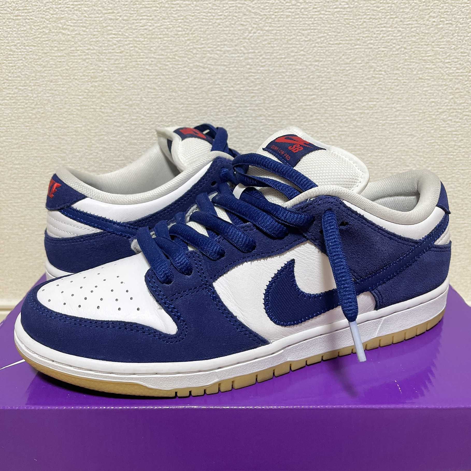 Nike SB Dunk Low "Los Angeles Dodgers/Deep Royal Blue"