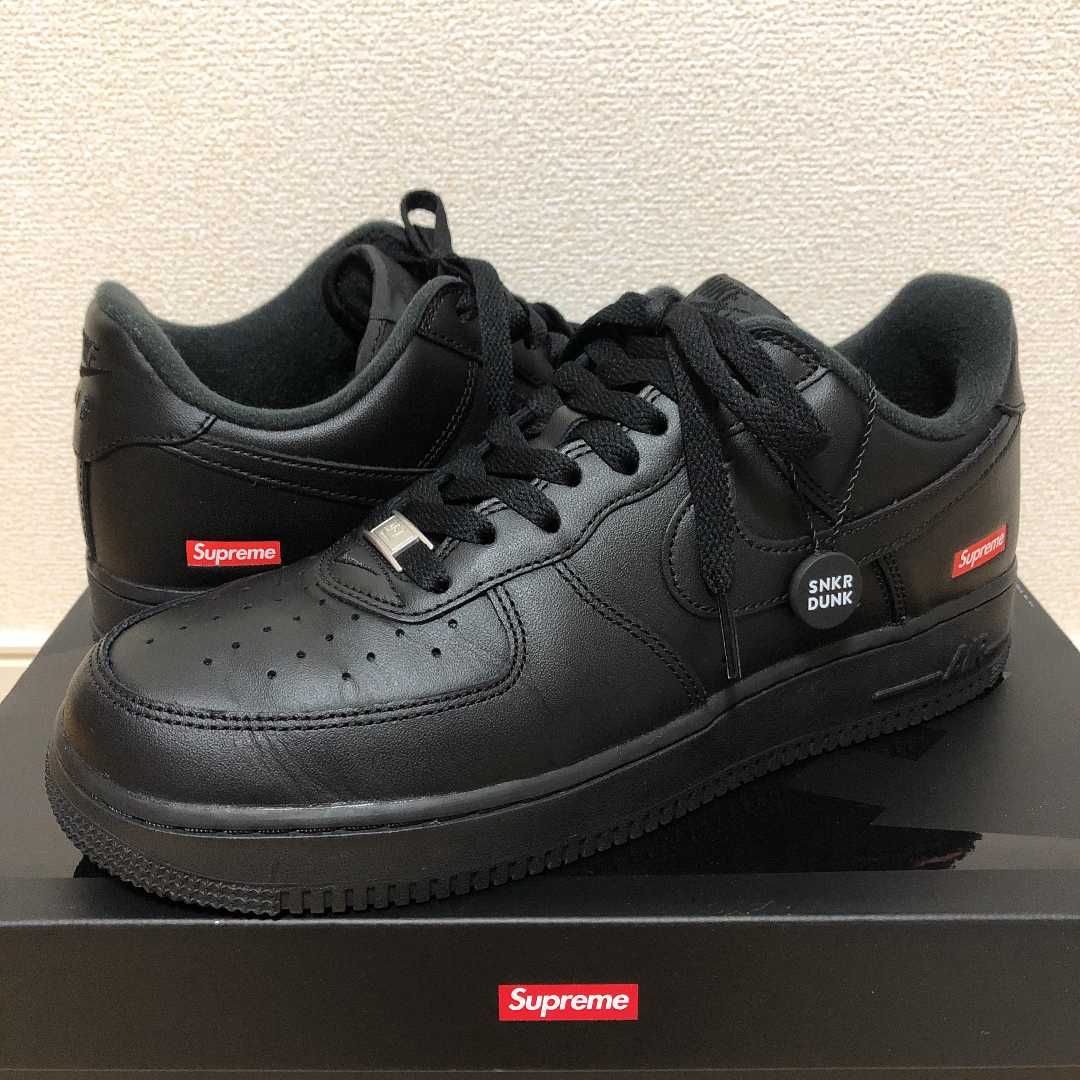 Supreme × Nike Air Force 1 Low "Black"