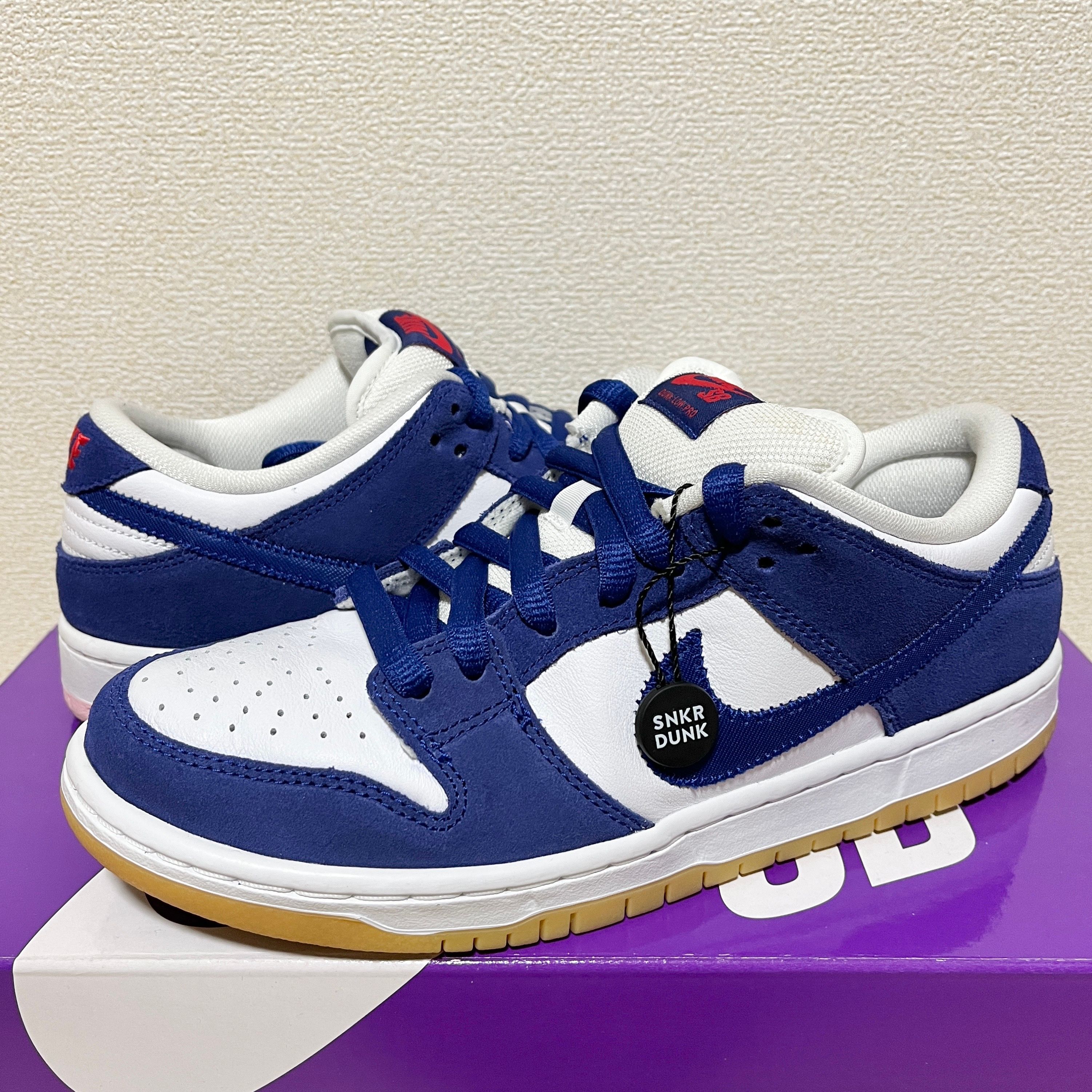 Nike SB Dunk Low "Los Angeles Dodgers/Deep Royal Blue"