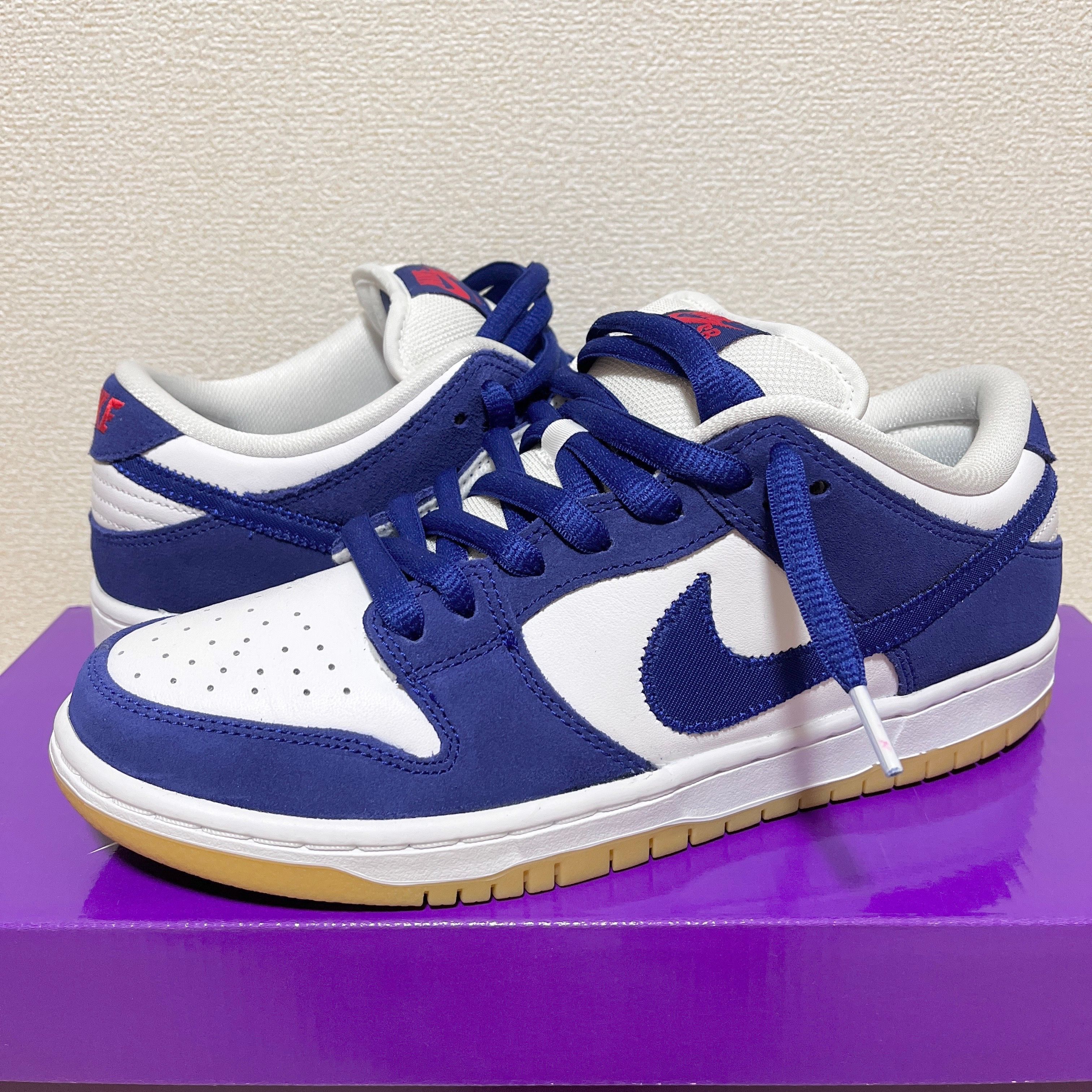 Nike SB Dunk Low "Los Angeles Dodgers/Deep Royal Blue"