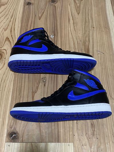NIKE AIR JORDAN 1 MID "BLACK/BLUE"