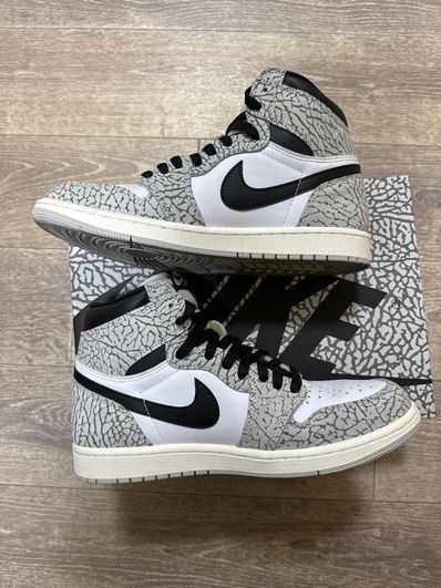 Nike Air Jordan 1 High OG "White Cement/Safari"