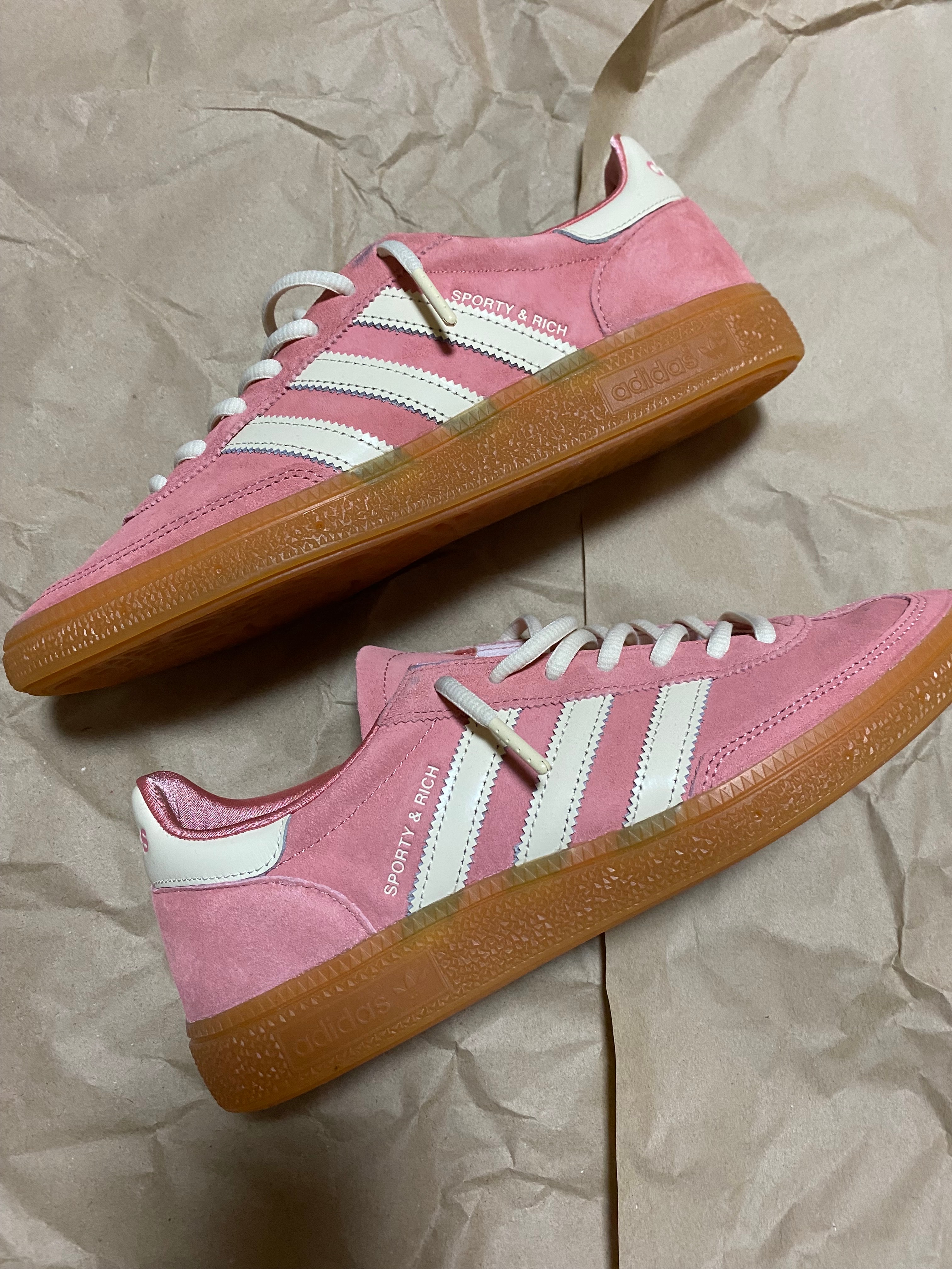 Sporty & Rich × adidas Handball Spezial "Pantone/Cream White/Gum"