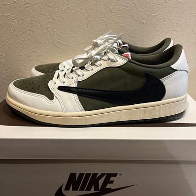 Travis Scott × Nike Air Jordan 1 Low OG SP "Reverse Olive"
