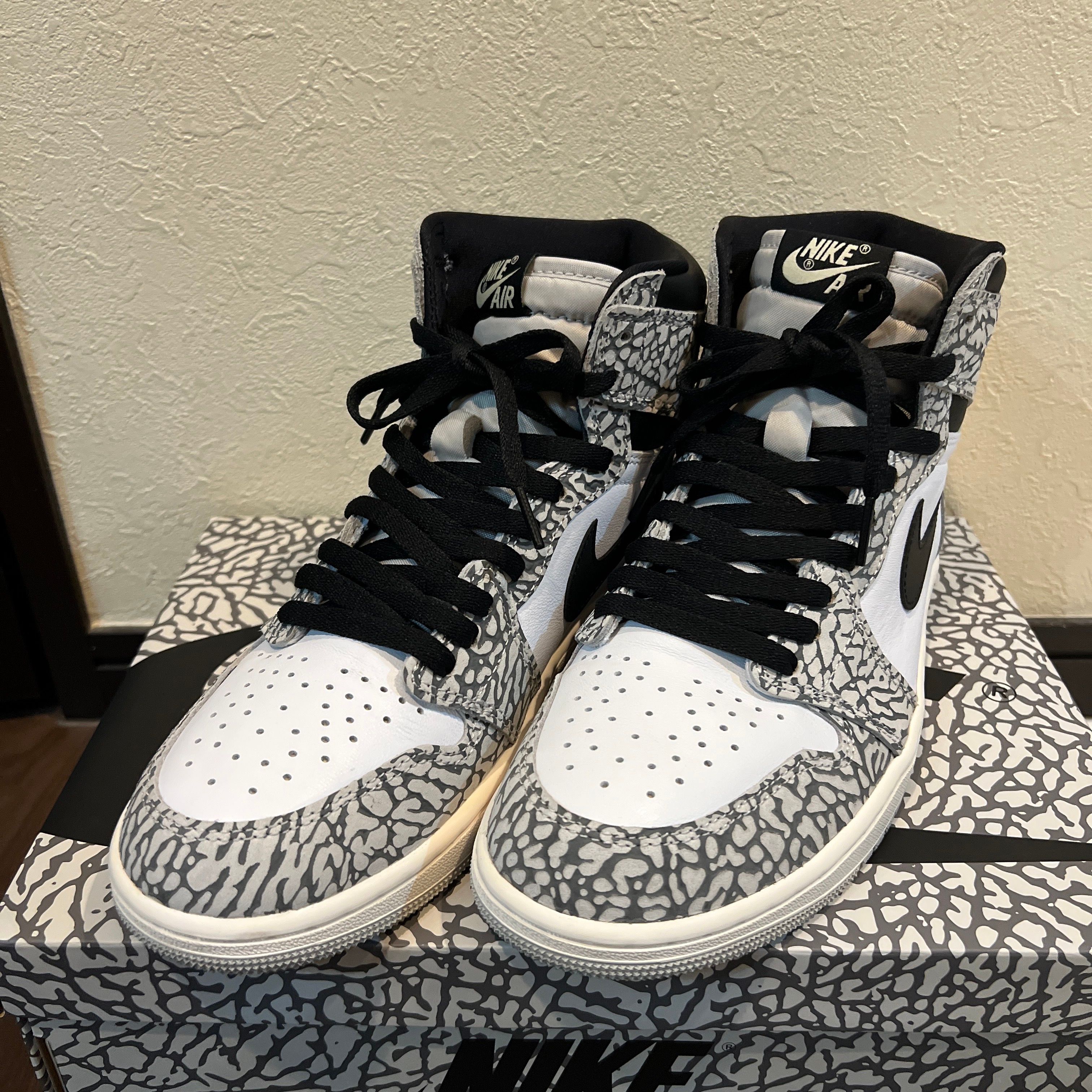 Nike Air Jordan 1 High OG "White Cement/Safari"