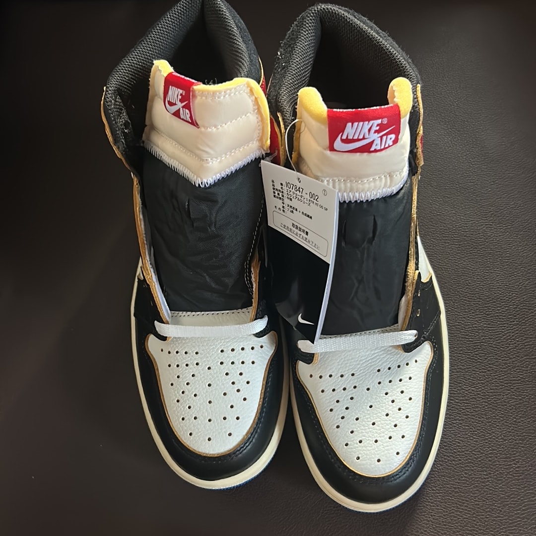 fragment design × UNION × Nike Air Jordan 1 High OG "Black/Varsity Red"