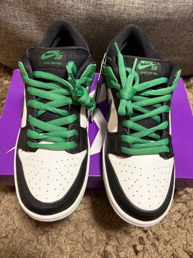 Nike SB Dunk Low Pro "Black and Classic Green"