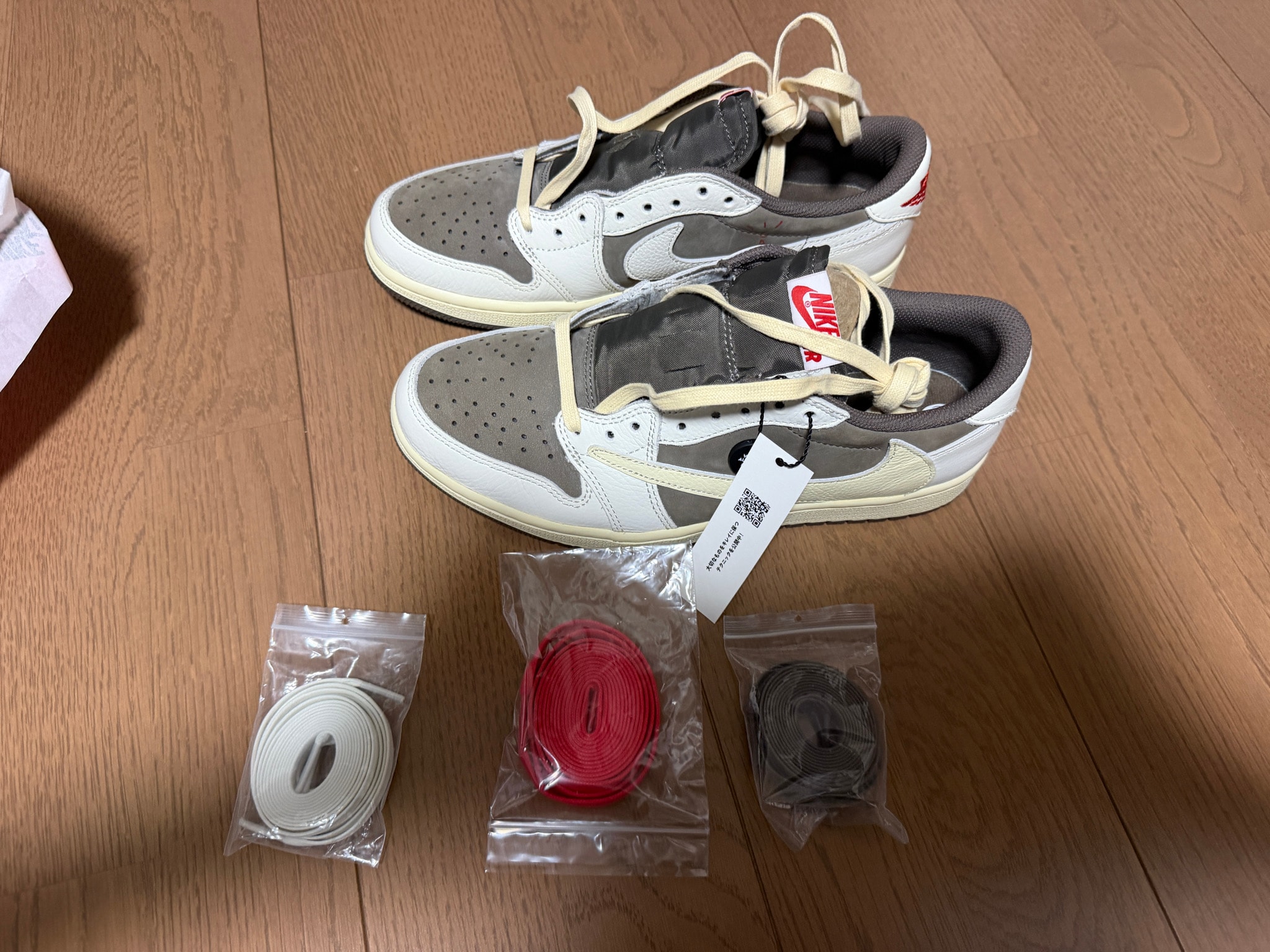 Travis Scott × Nike Air Jordan 1 Low OG SP "Reverse Mocha/Sail and Ridgerock"