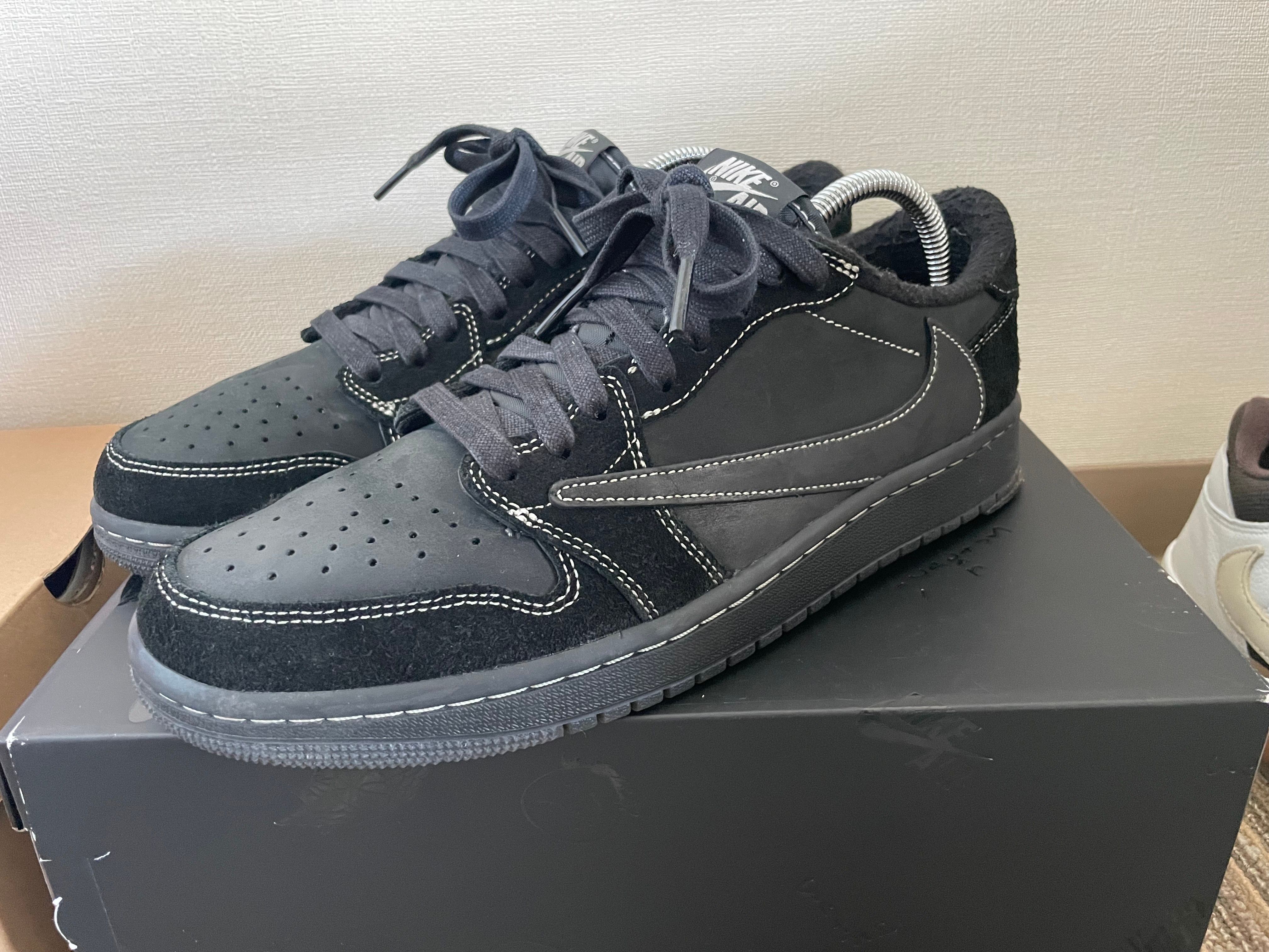 Travis Scott × Nike Air Jordan 1 Low OG SP "Black Phantom"