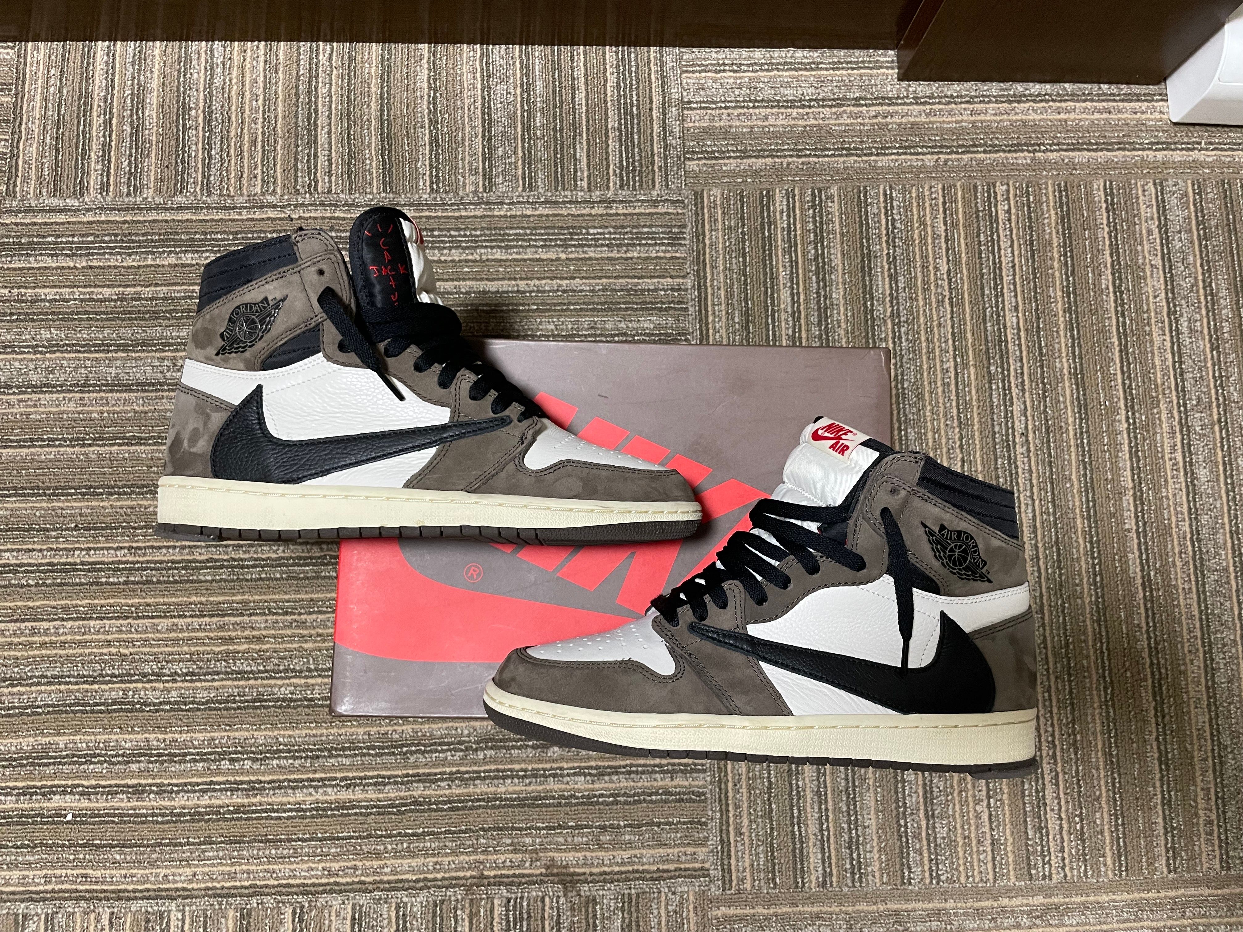 Travis Scott × Nike Air Jordan 1 Retro High OG TS SP "Sail/Dark Mocha"