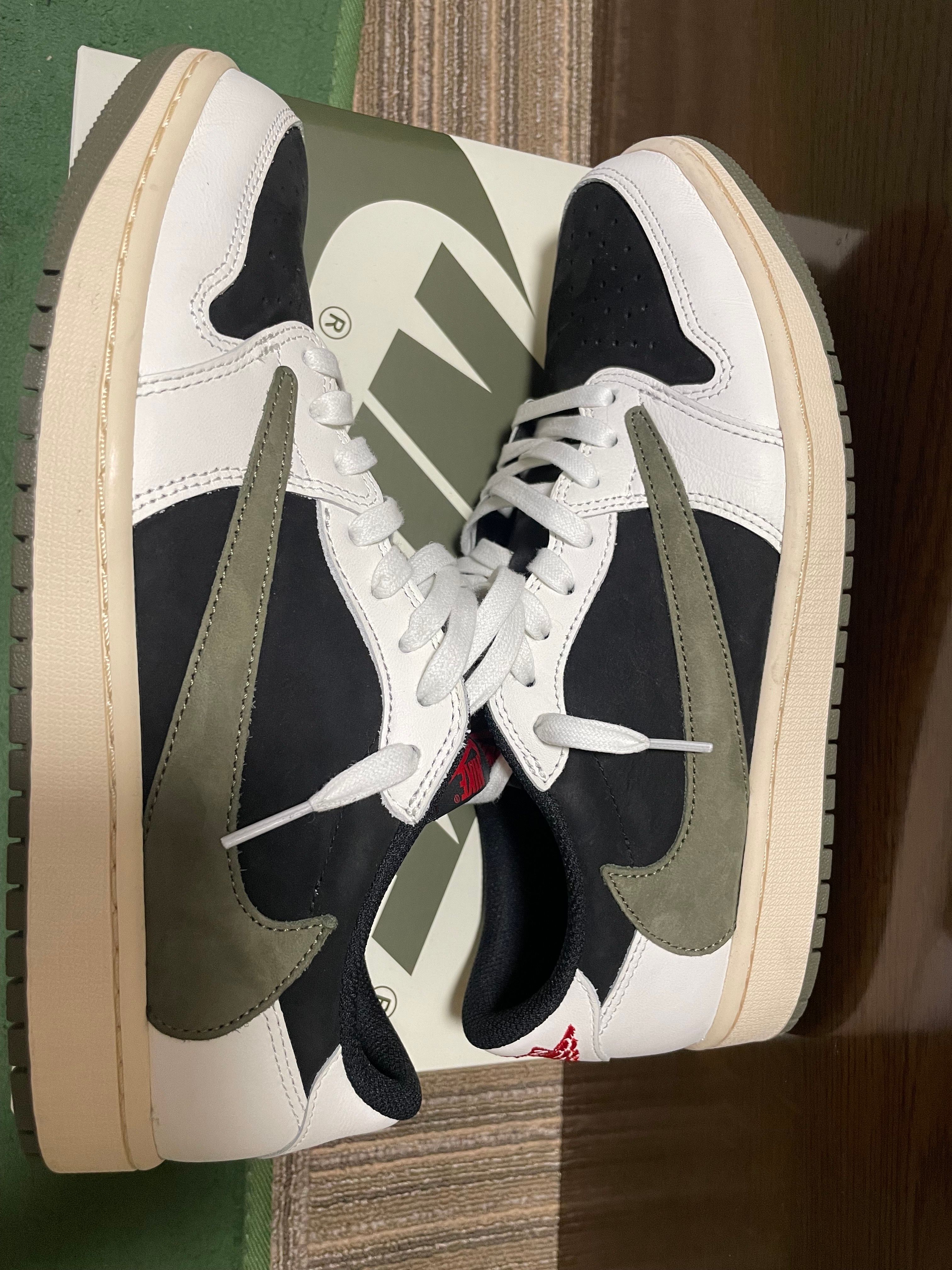Travis Scott × Nike Women's Air Jordan 1 Low OG "Medium Olive"