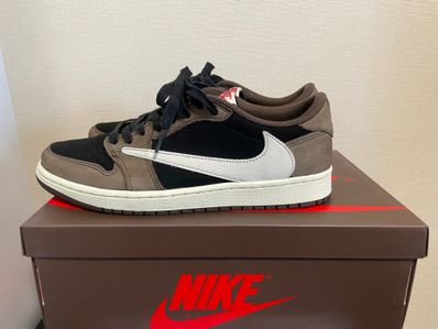 Travis Scott × Nike Air Jordan 1 Low OG SP-T "Black/Dark Mocha"