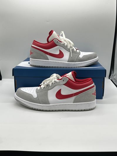 Nike Air Jordan 1 Low SE "White/Grey/Red"