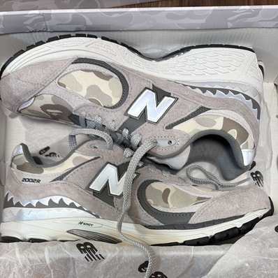 A BATHING APE × New Balance 2002R "Gray"