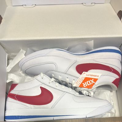 Nike Book 1 Cortez "Forrest Gump/White and Varsity Red" (FJ4250-105/FJ4249-105)