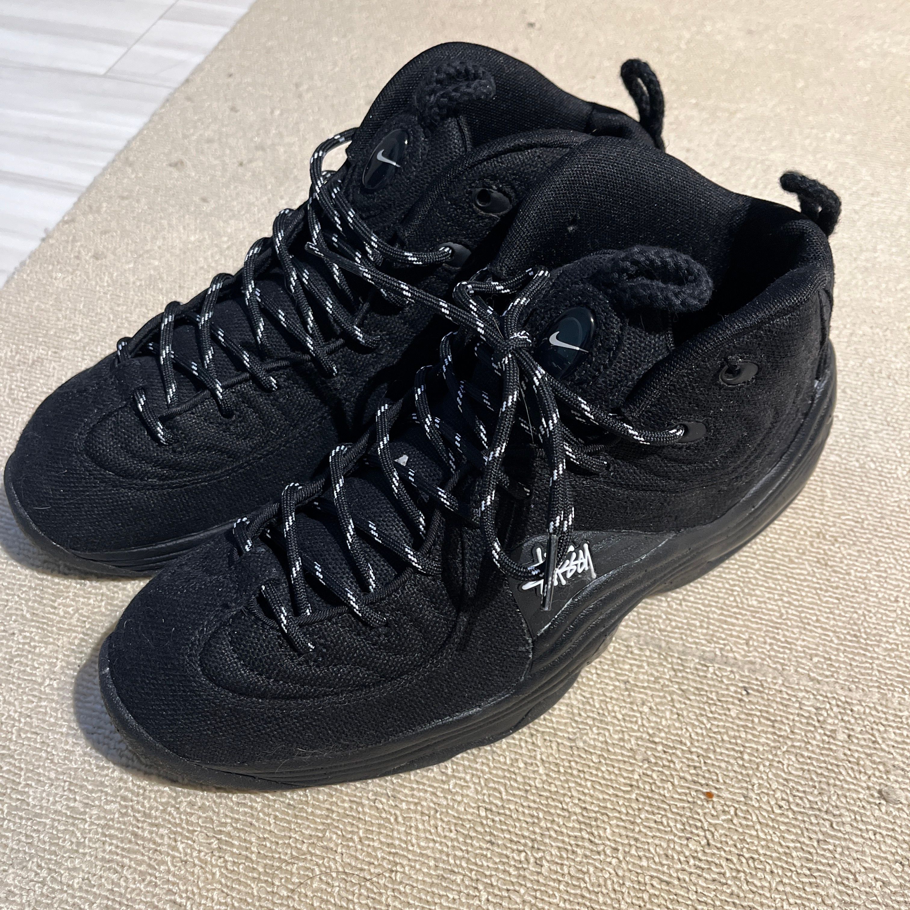 Stussy × Nike Air Penny 2 "Black"
