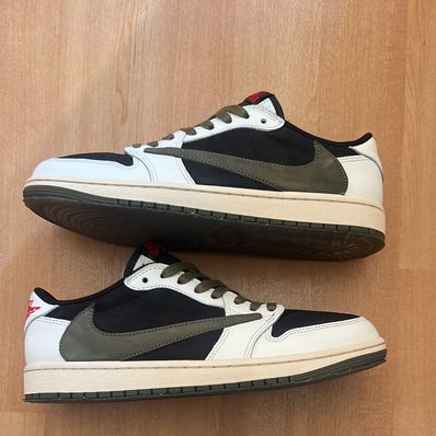 Travis Scott × Nike Women's Air Jordan 1 Low OG "Medium Olive"