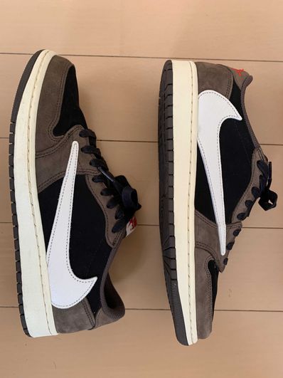 Travis Scott × Nike Air Jordan 1 Low OG SP-T "Black/Dark Mocha"