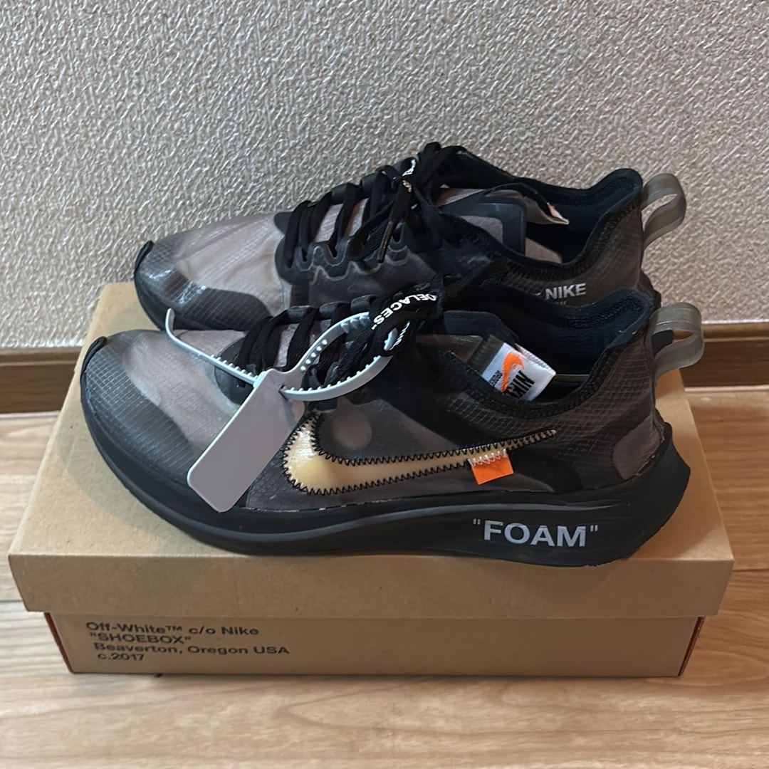 Off-White × Nike Zoom Fly "Black"