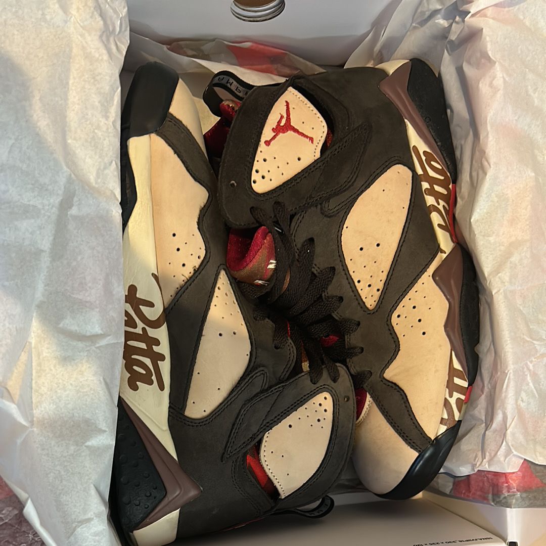 Patta × Nike Air Jordan 7 OG "Brown"
