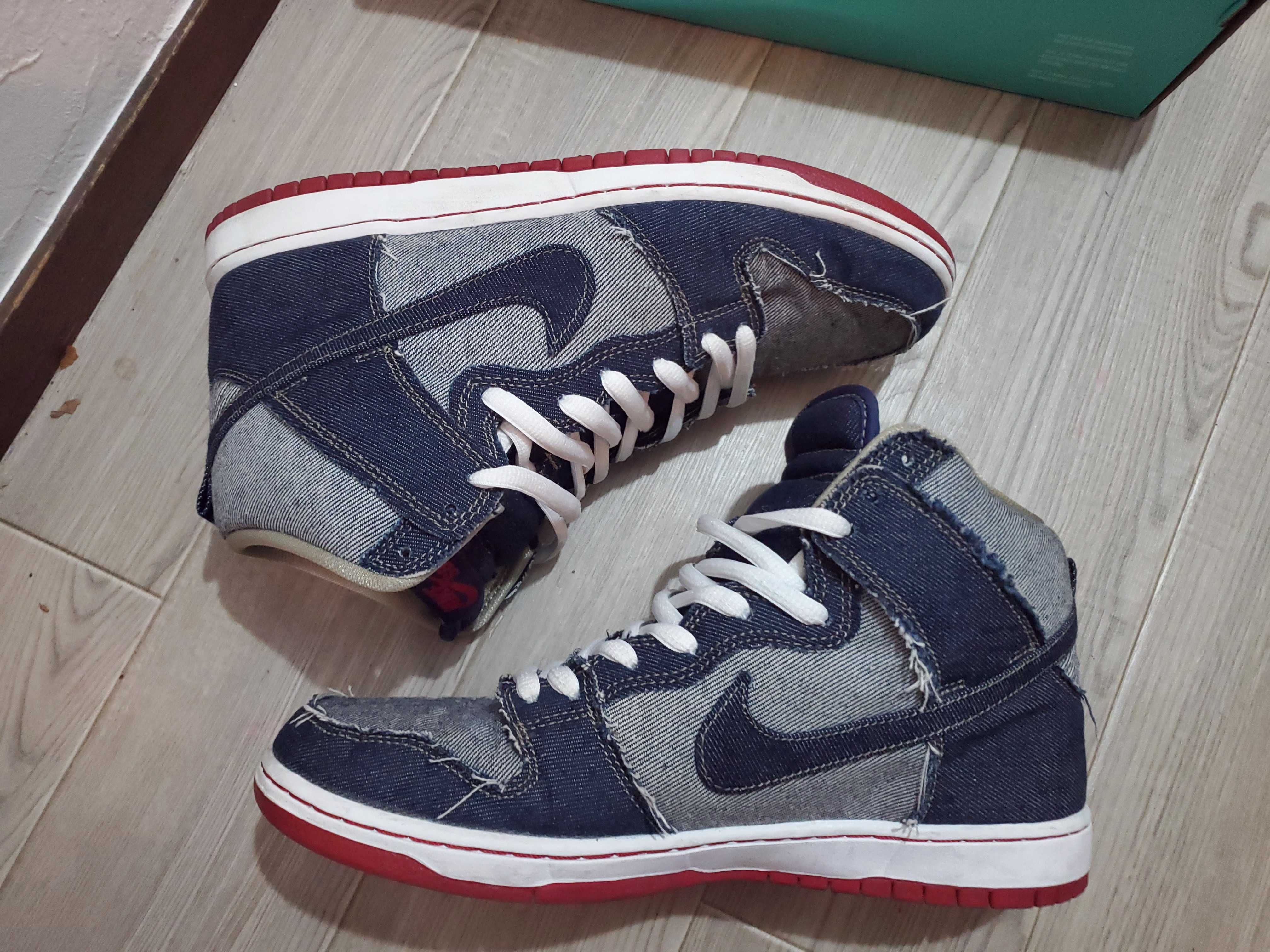 Nike SB Dunk High Reese Forbes Denim "Midnight Navy"