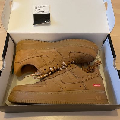 Supreme × Nike Air Force 1 Low "Flax/Wheat"
