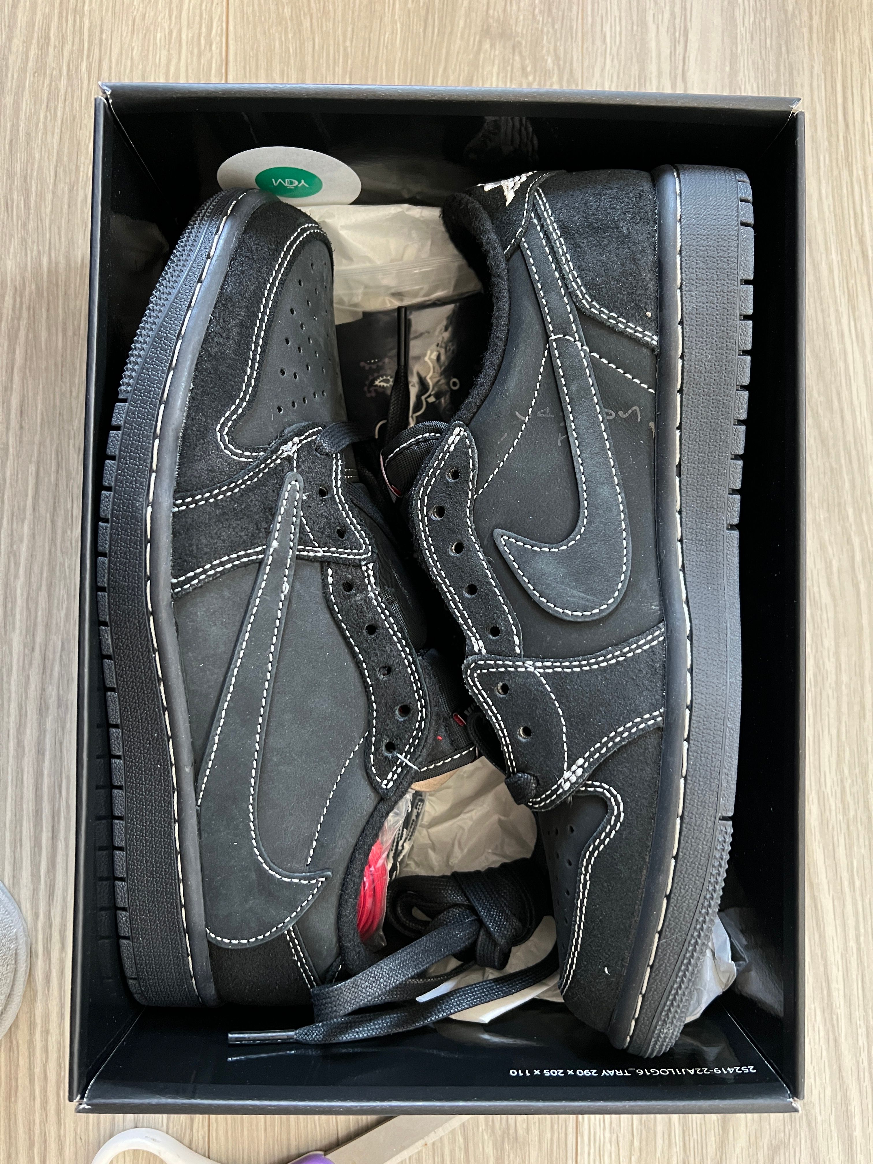 Travis Scott × Nike Air Jordan 1 Low OG SP "Black Phantom"